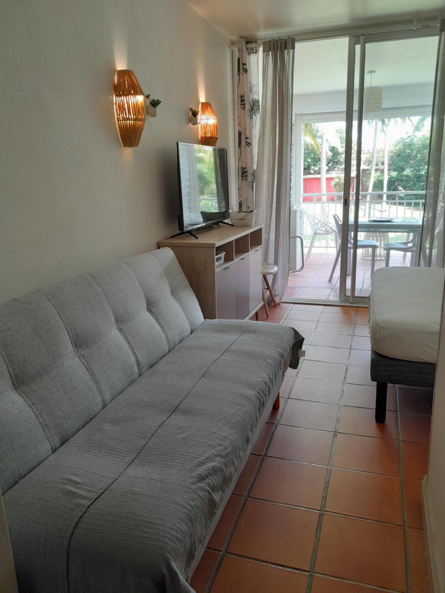 Coeur Tiare Studio Lounge Piscine Plage Cocotiers 생프랑수아 외부 사진